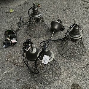 Indoor/Outdoor plug in hanging lights